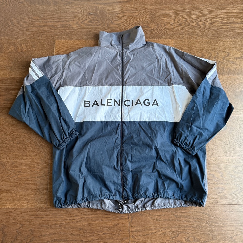 Balenciaga Men's Logo Windbreaker